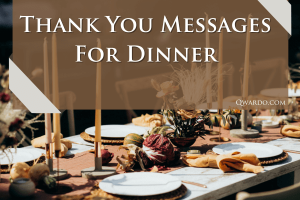 Thank You Messages For Dinner