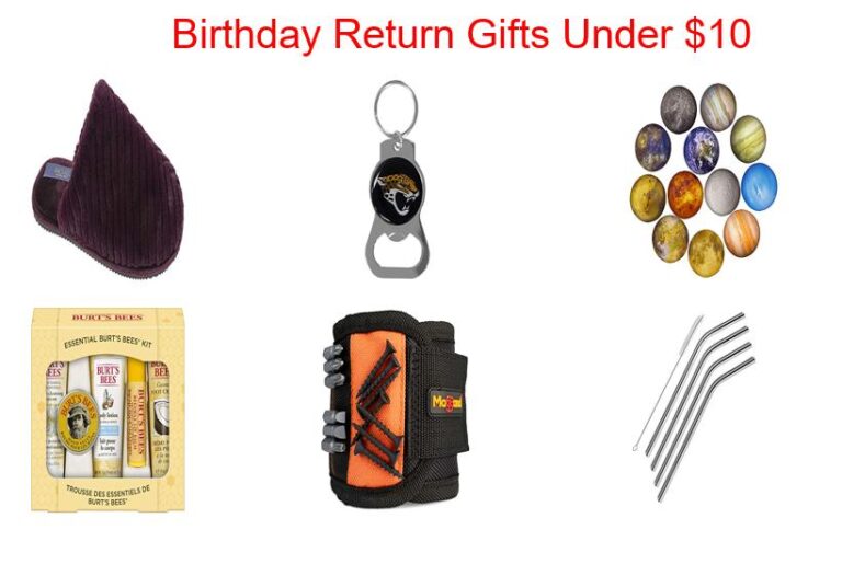 20 Thoughtful Birthday Return Gifts Under $10