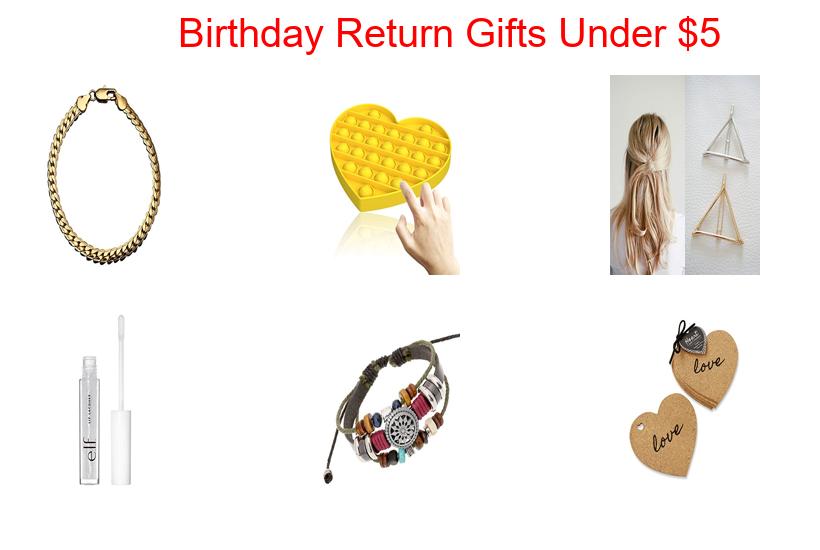 Birthday Return Gifts Under $5